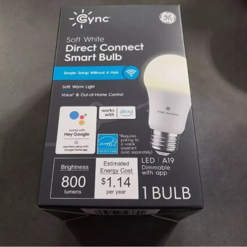 GE Cync Direct Connect Smart Bulb in Soft White